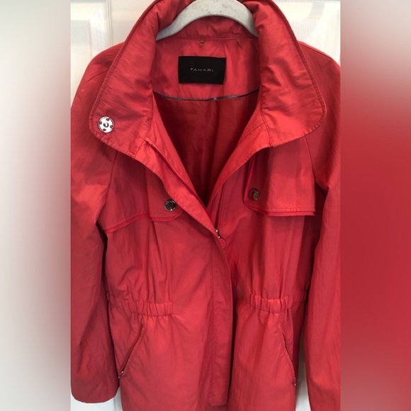 Tahari Fully Lined Rain Jacket - Picture 3 of 14